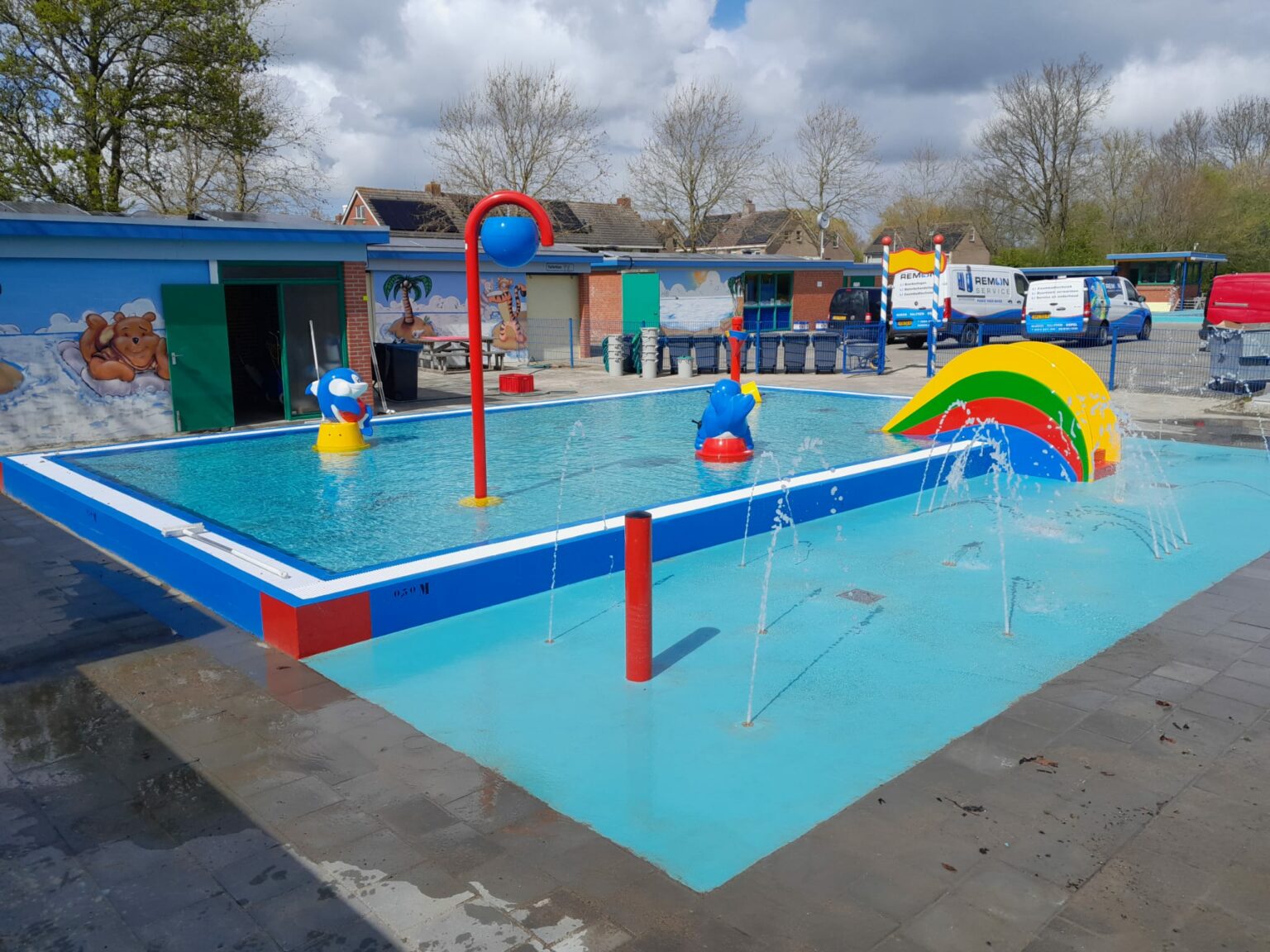 gemeente Zwembad de Blinkerd spraypark, klant Remon