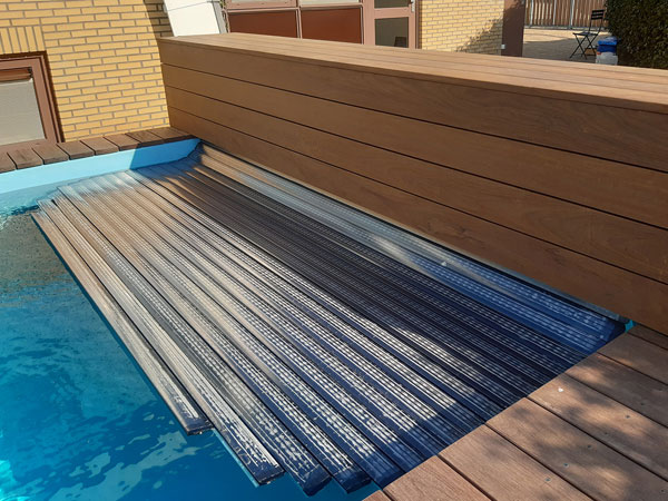 Remon lamellen afdekking voor uw zwembad